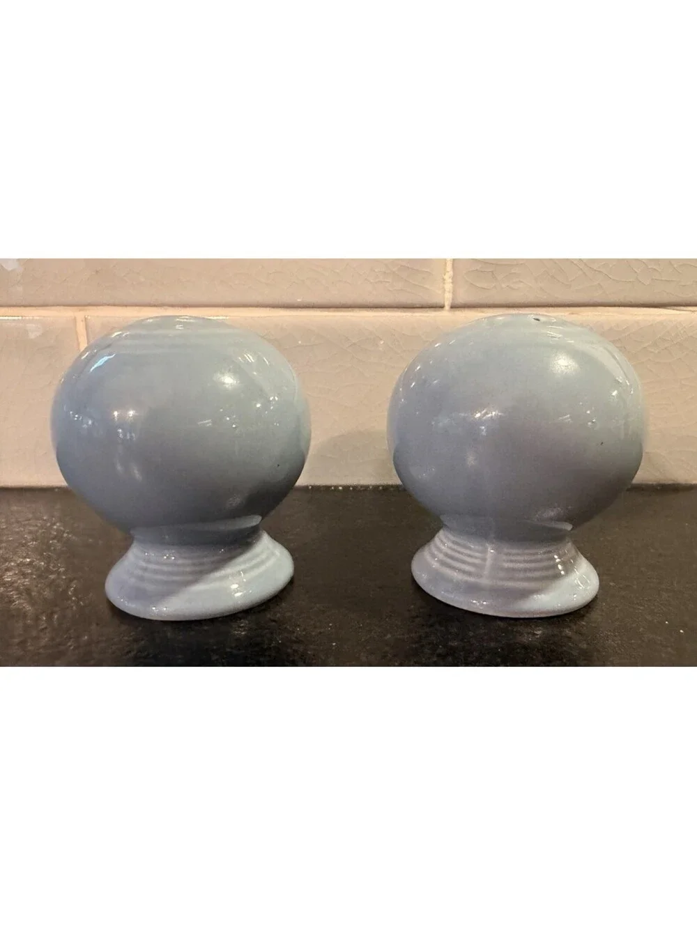 Fiesta Periwinkle Salt & Pepper Shakers (1989-2006)